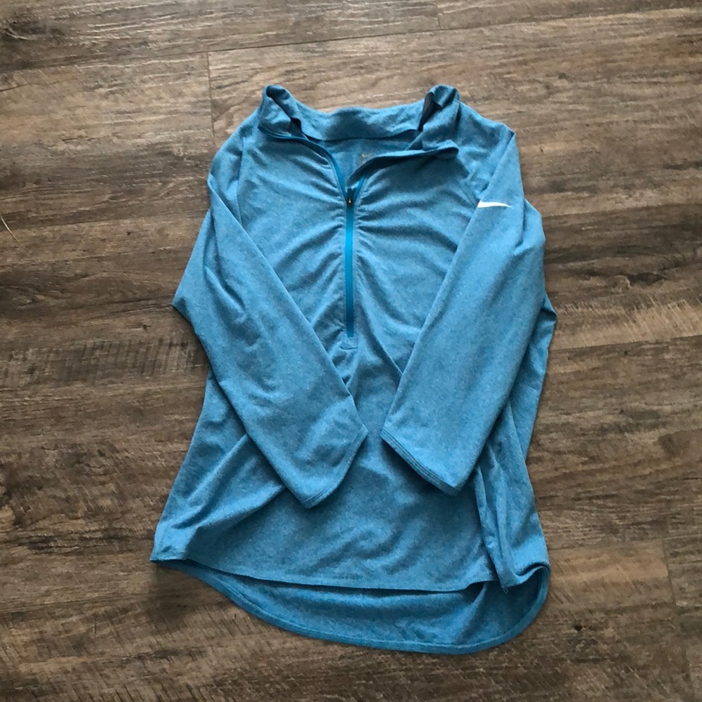 Women’s Large Nike Quarter Zip Blue